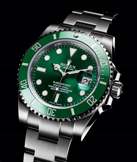 rolex submariner date oyster green steel price|rolex submariner green and black.